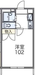 レオパレスソフィアＡの物件間取画像